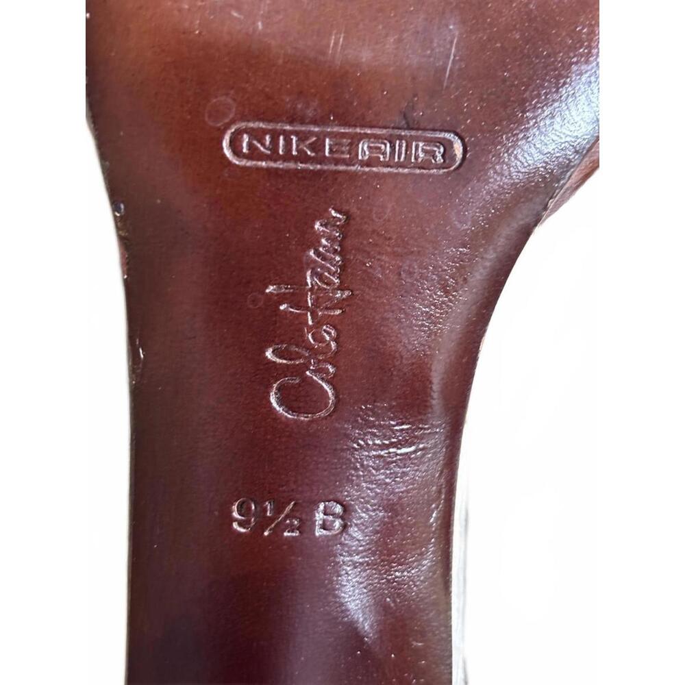 👠Cole Haan Air Snakeskin‎ Embossed Leather Slingback Heels – Size 9.5B - Picture 6 of 8